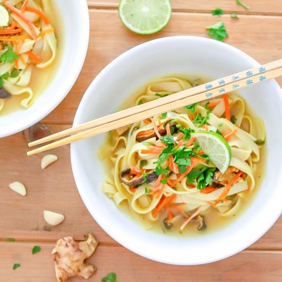 Garlic, Ginger, and Lemongrass Soup