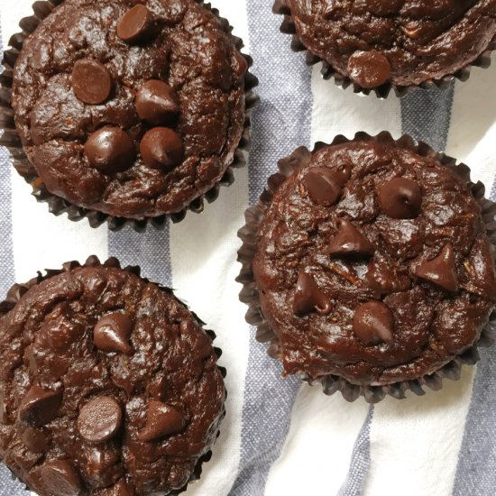 Chocolate Chip Zucchini Muffins