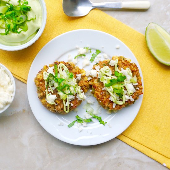 Mexican Street Corn Fritters