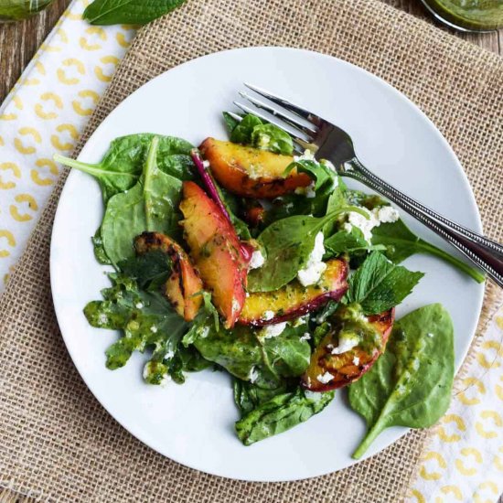 Grilled Peach Salad