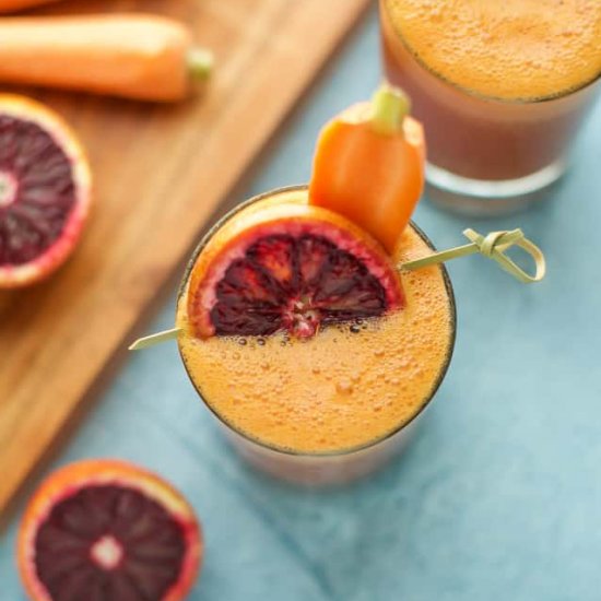 Blood Orange, Turmeric Smoothie