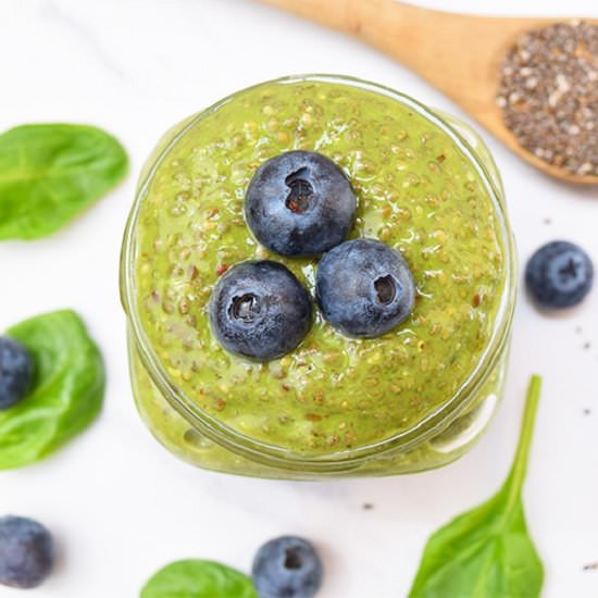 Spinach Chia Pudding