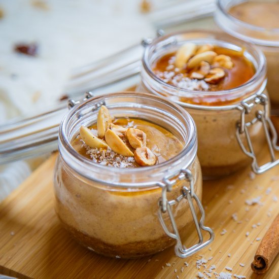 Vegan Tahini Mousse with Walnut