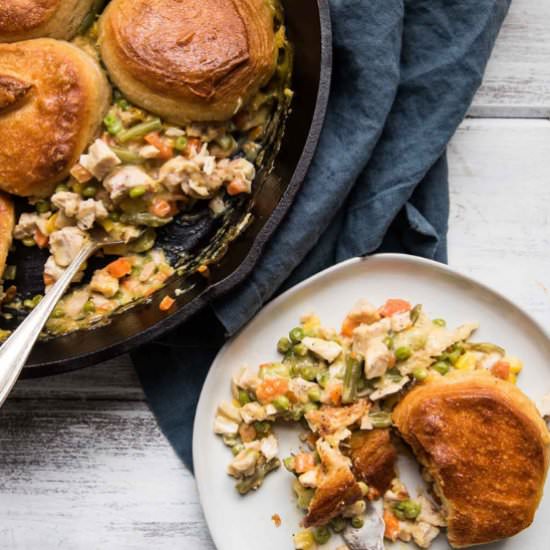 Cast Iron Chicken Pot Pie