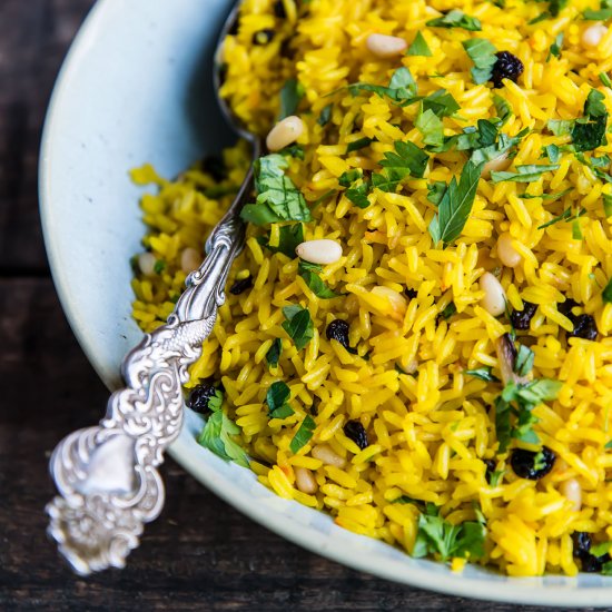 Instant Pot Saffron Rice