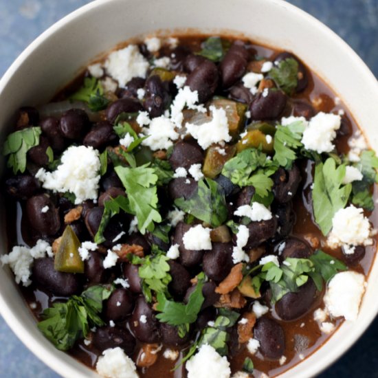 Stovetop Black Beans