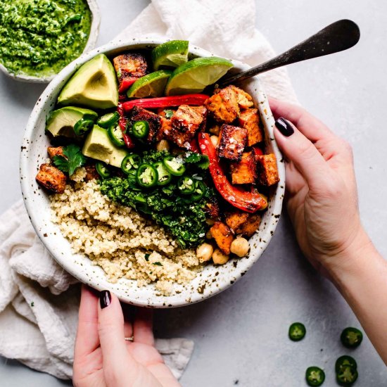 Sweet Potato & Chickpea Buddha Bowl