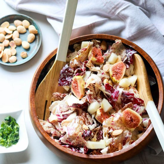 Radicchio Pear Fig Salad