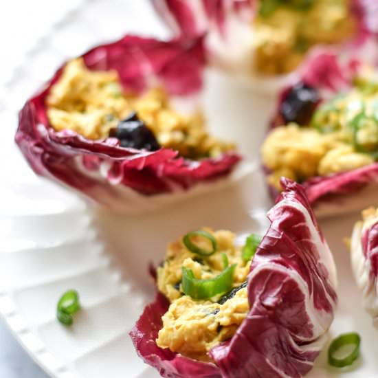 Curried Chickpea Salad Cups