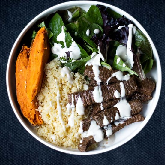 Shawarma Spiced Beef Bowl