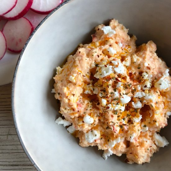 Spicy Red Pepper Feta Dip