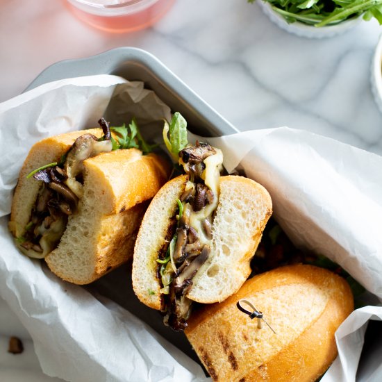 The Philly Cheese Mushroom Sandwich