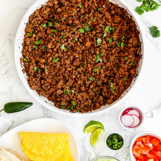 Easy Ground Beef for Tacos