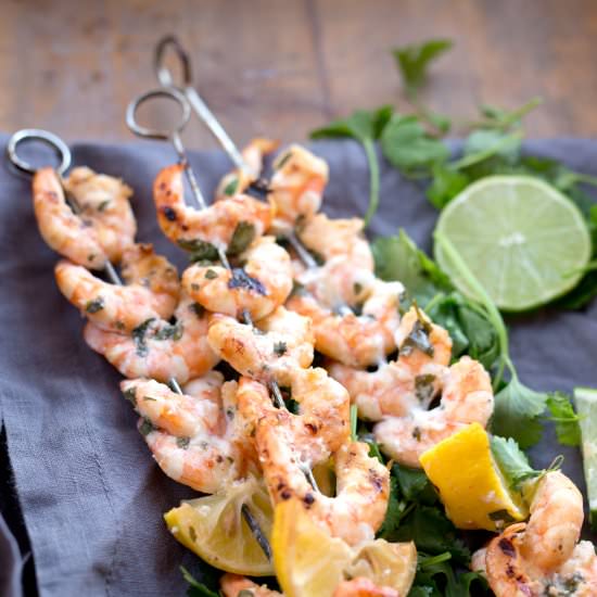 Shrimp Skewers for Grilling