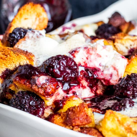 Cinnamon Blackberry French Toast