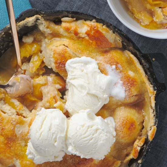 Peach Cobbler Skillet