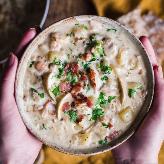 Clam Chowder (+ recipe video)