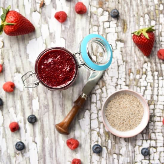 Fast & Easy Chia Berry Jam