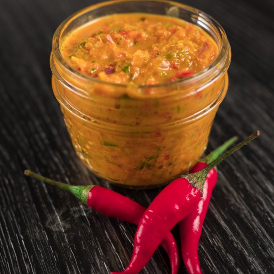 Homemade Thai Red Curry Paste