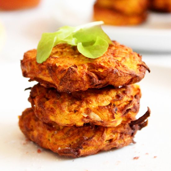 Vegan Sweet Potato Fritters