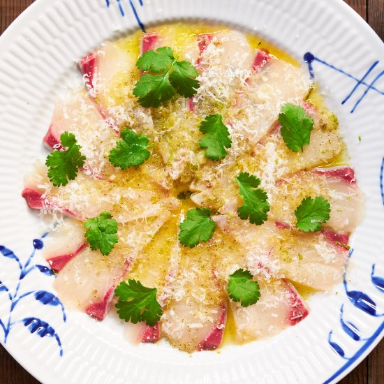 Kanpachi Carpaccio (Kanpaccio)