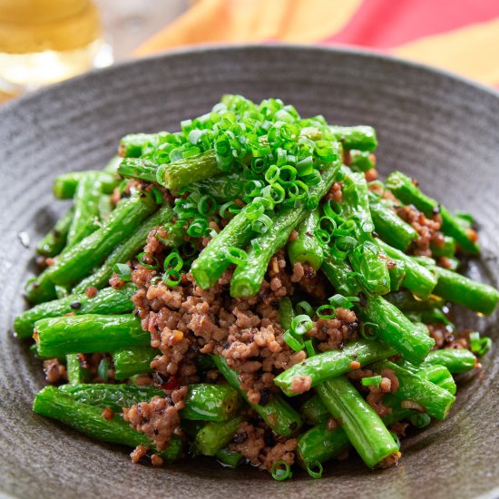 Chinese Green Bean Stir-Fry