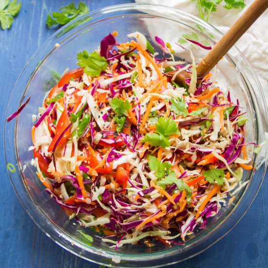 Sesame Ginger Asian Slaw