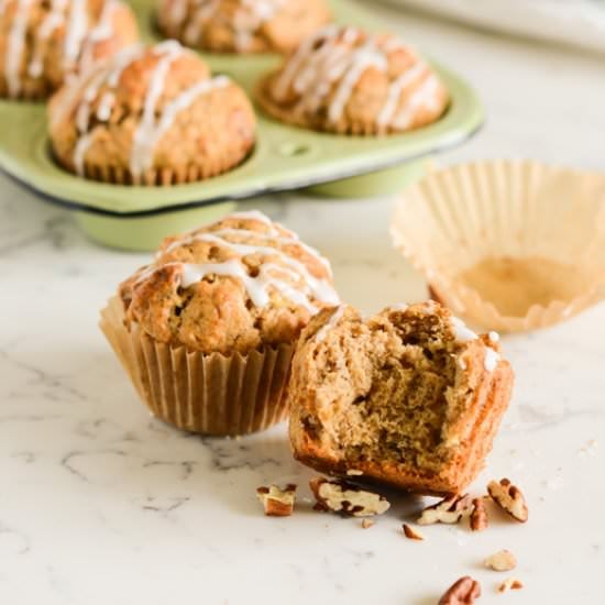 Banana Pecan Muffins