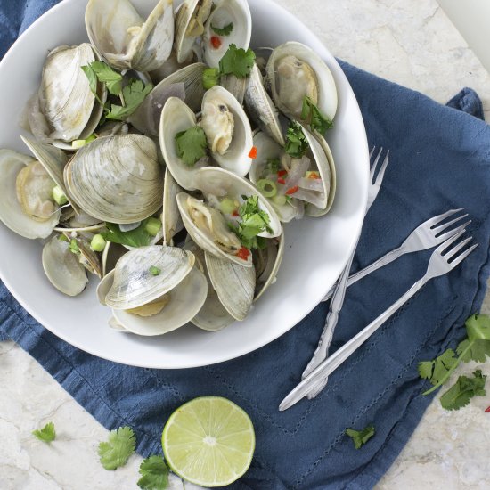 Coconut Thai Steamed Clams