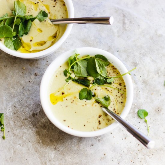 Vegan Cream of Celery Soup