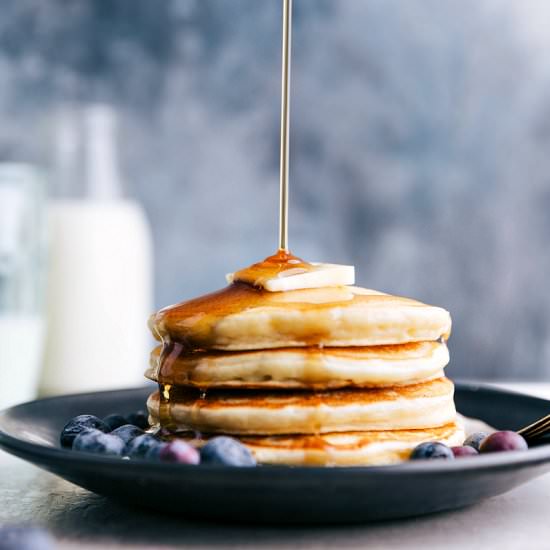 Greek yogurt pancakes