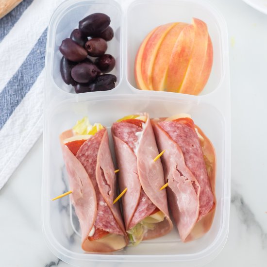 Keto Low Carb Sandwich Lunchbox