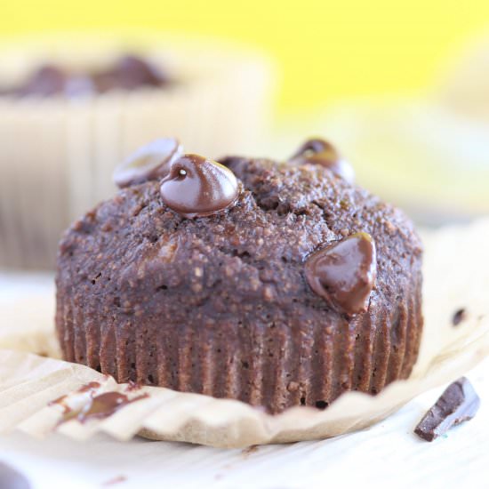 Chocolate Banana Muffins