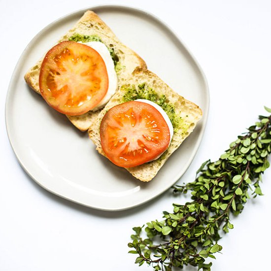 Mozzarella Caprese Sandwiches