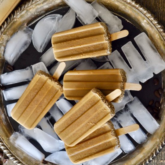 Cold Brew Protein Popsicles