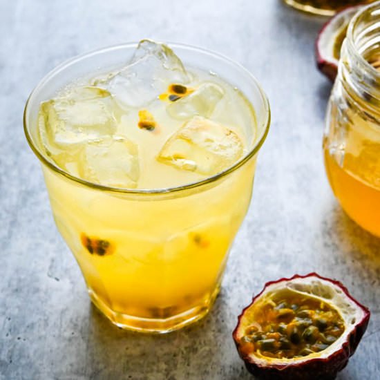 Sparkling Passion Fruit Lemonade