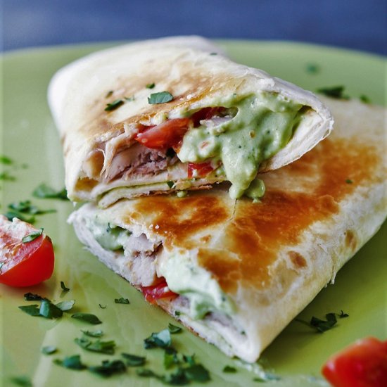 Avocado Chicken Ranch Wrap