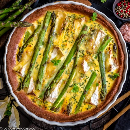 Asparagus Keto Quiche