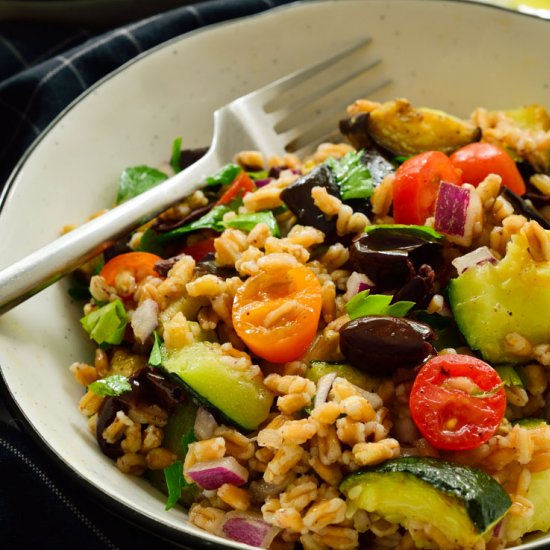 Mediterranean Farro Salad