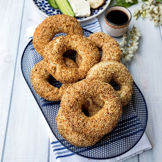 Simit Turkish bread rings