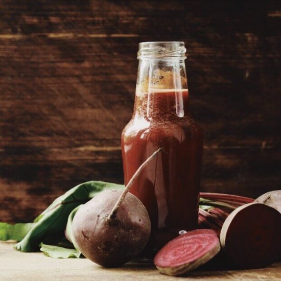 Beet Kvass With Apple & Ginger