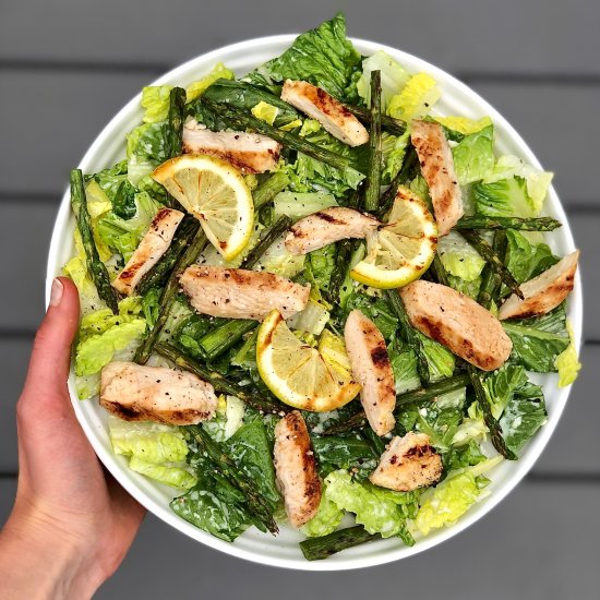 Grilled Chicken and Asparagus Salad