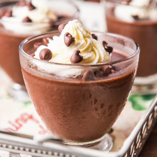 Silky Milky Chocolate Pudding