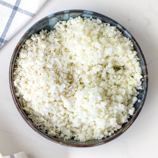 How to make cauliflower rice