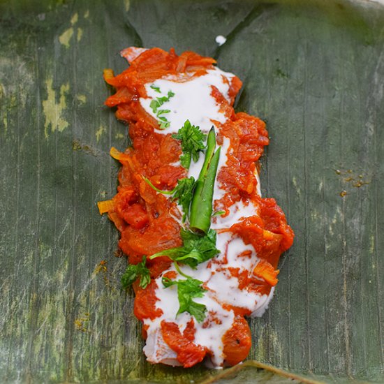 Steamed Red Curry Fish