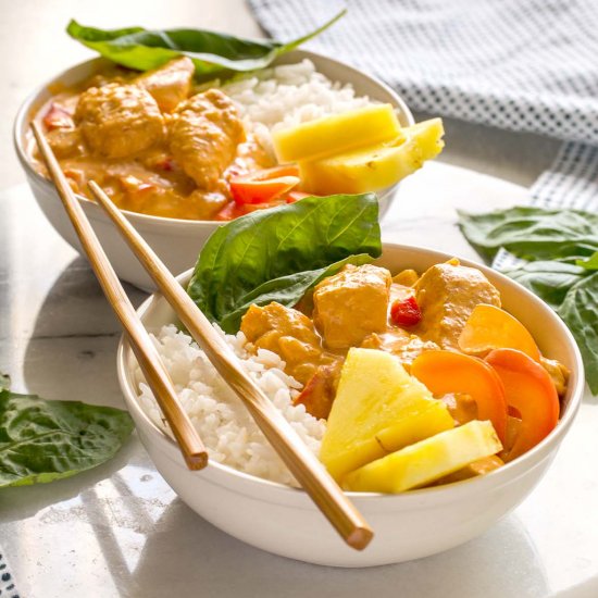 Thai Coconut Curry with Turkey