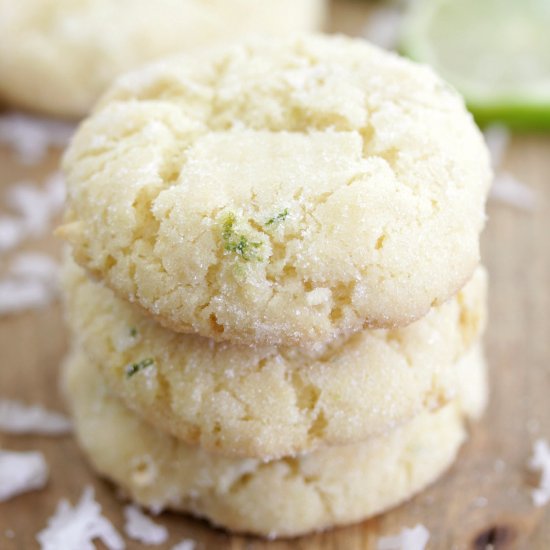 Coconut Lime Sugar Cookies