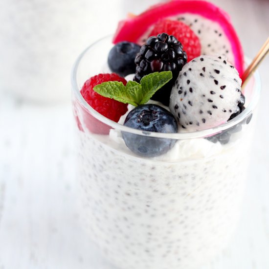 Classic chia pudding