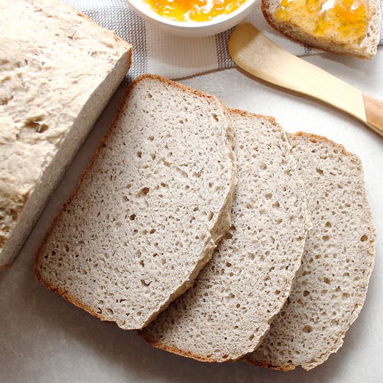 Gluten-Free Vegan Bread Machine Loaf