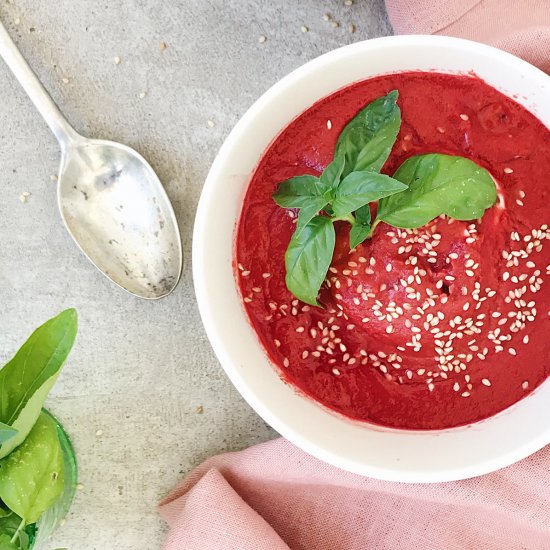 BEET AND TOMATO GAZPACHO